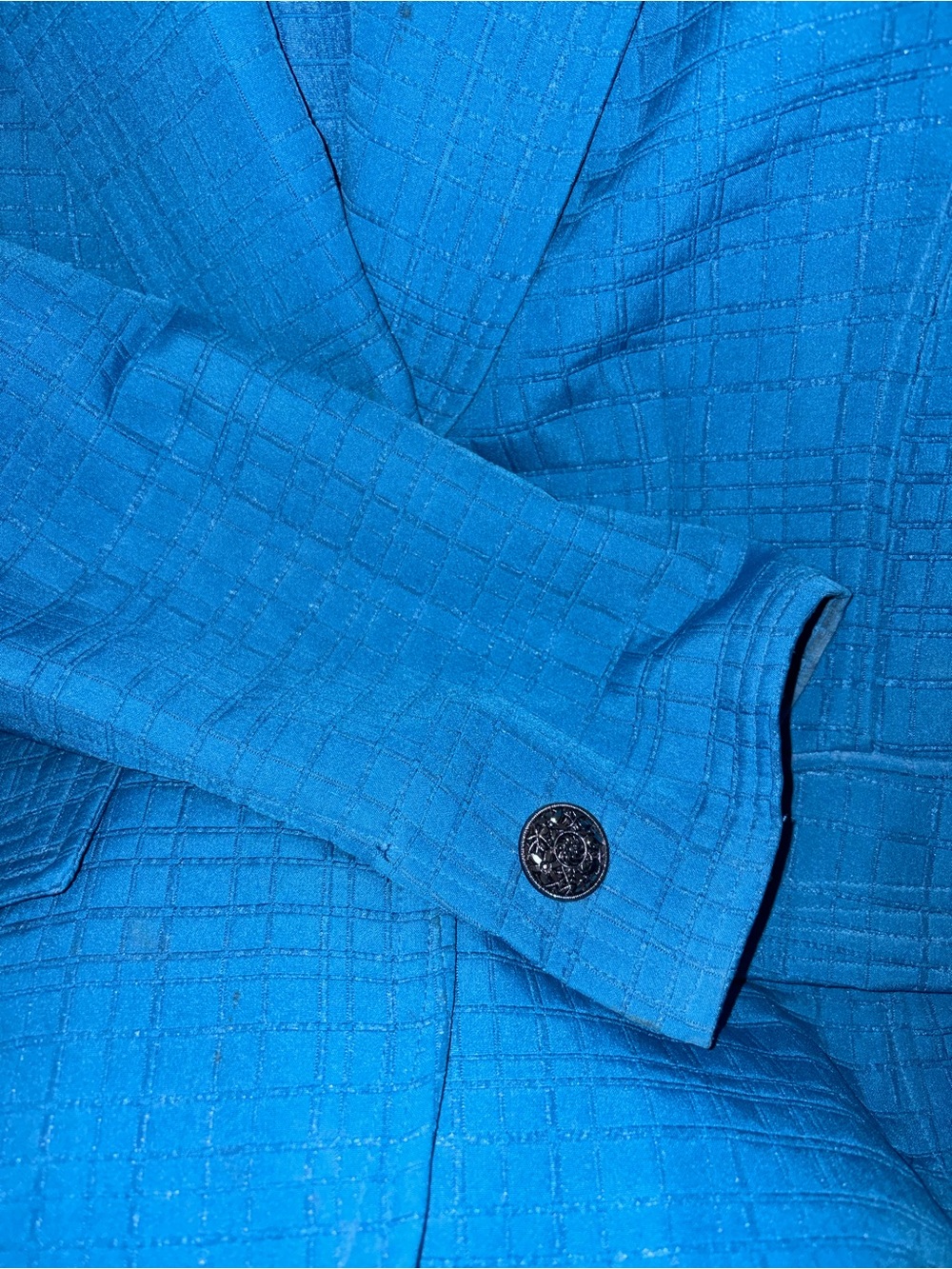 Harve Benard Cobalt Blue Tailored Women's Blazer - Picture 4 of 5